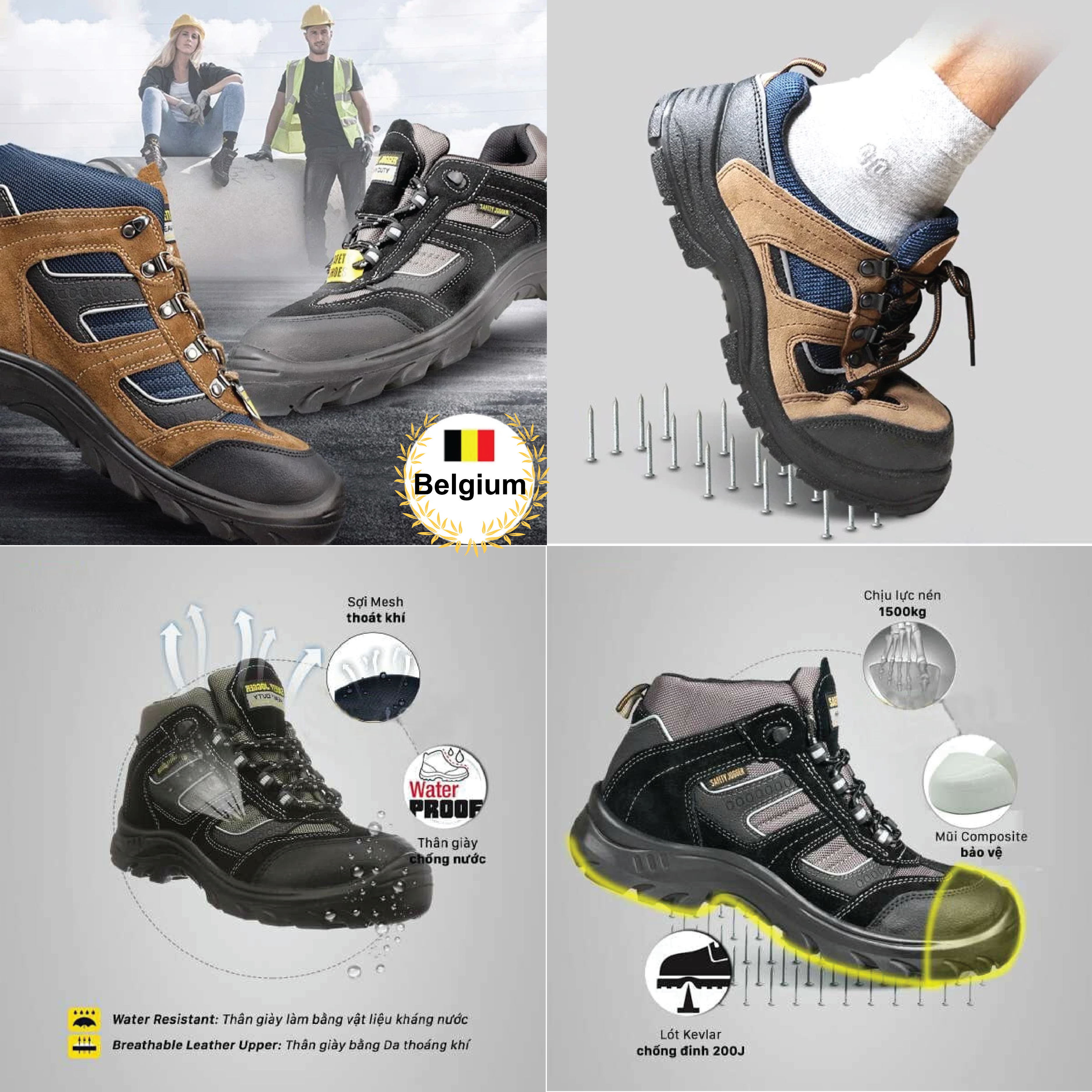 5 LÝ DO NÊN SỬ DỤNG GIÀY BẢO HỘ LAO ĐỘNG