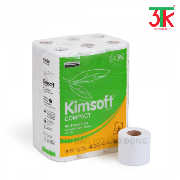 Giấy vệ sinh cuộn nhỏ Kimsoft 4091